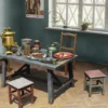 MiniArt 35584 Osteuropäisches Haus Einrichtungs-Set | Zubehör Bausatz 1:35