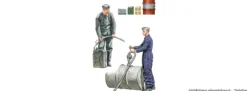 MiniArt 550035348 Panzer Besatzung beim Nachtanken | Figuren Bausatz 1:35