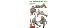 MiniArt 35318 Rastende US Soldaten mit Ausrüstung - Special Edition | Figuren Bausatz 1:35