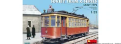 MiniArt 38020 Sowjetische Straßenbahn Kh Frühe Produktion | Zug Bausatz 1:35