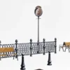 MiniArt 35639 Straßenzubehör mit Laternen und Uhr | Zubehör Bausatz 1:35