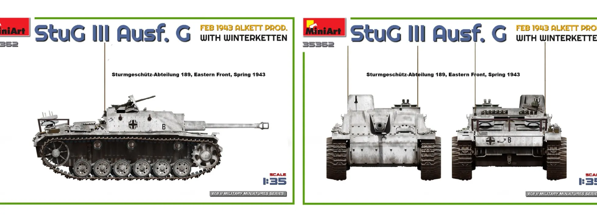 MiniArt 35362 StuG III Ausf.G 1943 WK Alkett Produktion | Panzer Bausatz 1:35