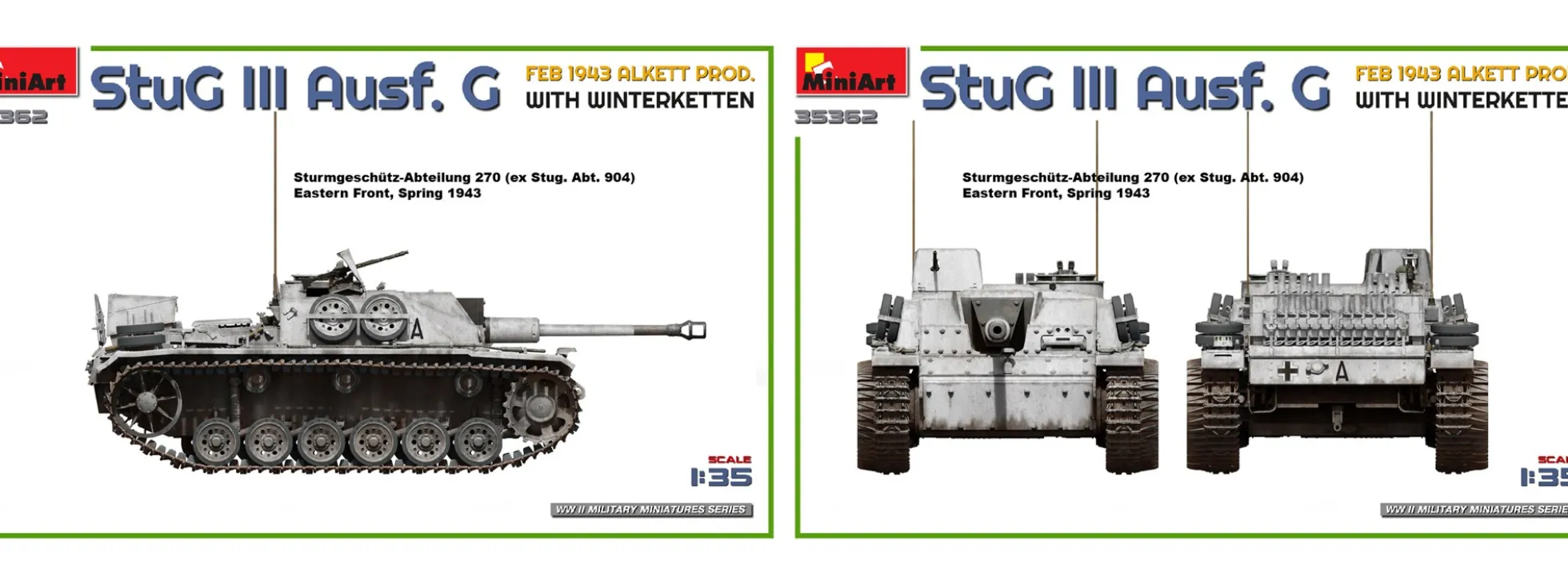 MiniArt 35362 StuG III Ausf.G 1943 WK Alkett Produktion | Panzer Bausatz 1:35