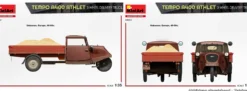 MiniArt 38032 Tempo A400 Athlet 3-Rad Transporter | Auto Bausatz 1:35