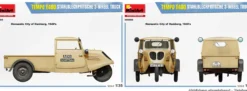 MiniArt 38059 Tempo E400 Stahlblechpritsche 3-Rad | Auto Bausatz 1:35