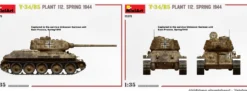 MiniArt 35379 T-34/85 Plant 112 Frühjahr 1944 | Panzer Bausatz 1:35