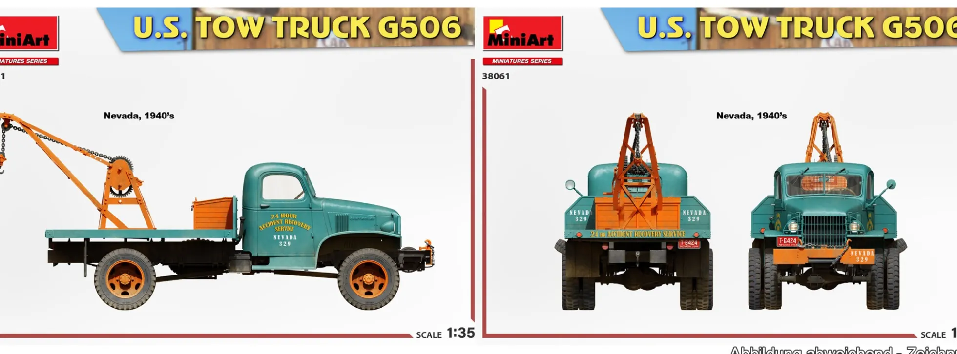 MiniArt 38061 US Abschlepper G506 | LKW Bausatz 1:35