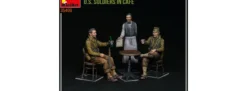 MiniArt 35406 US-Soldaten im Cafe | Figuren Bausatz 1:35