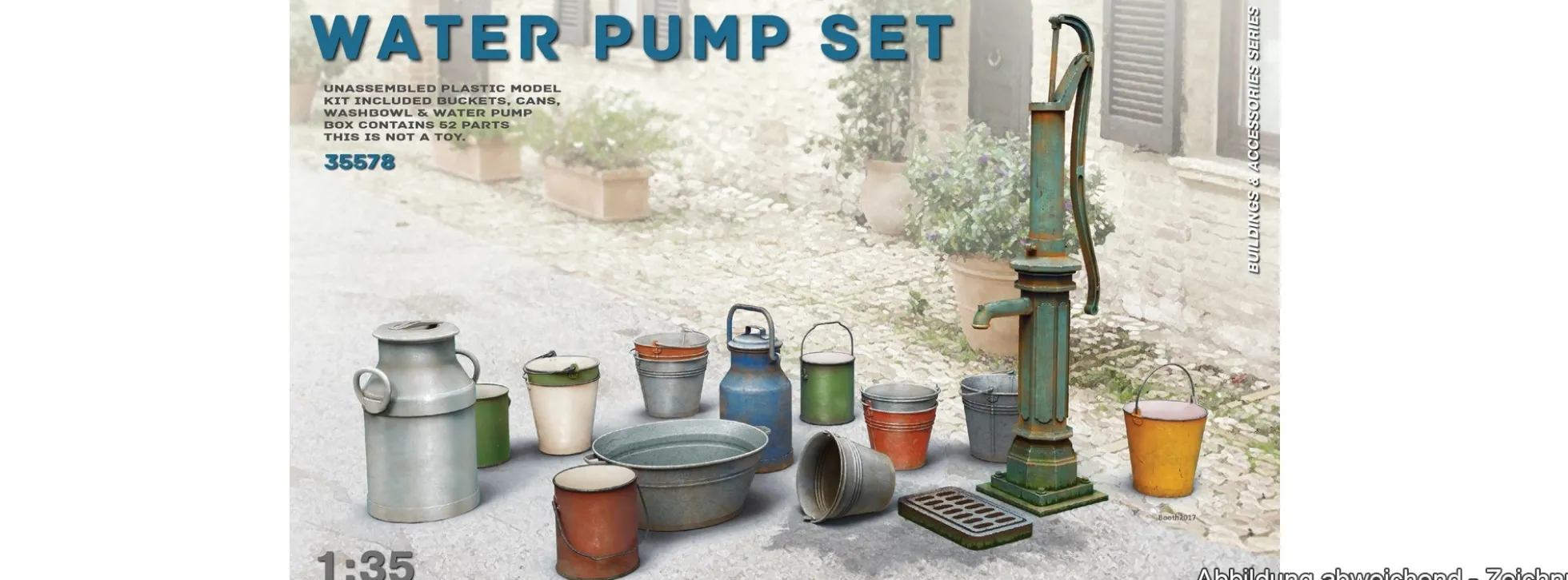 MiniArt 35578 Wasserpumpe mit Zubehör | Zubehör Bausatz 1:35