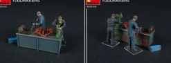MiniArt 38048 Werkzeugmacher mit Zubehör | Figuren Bausatz 1:35