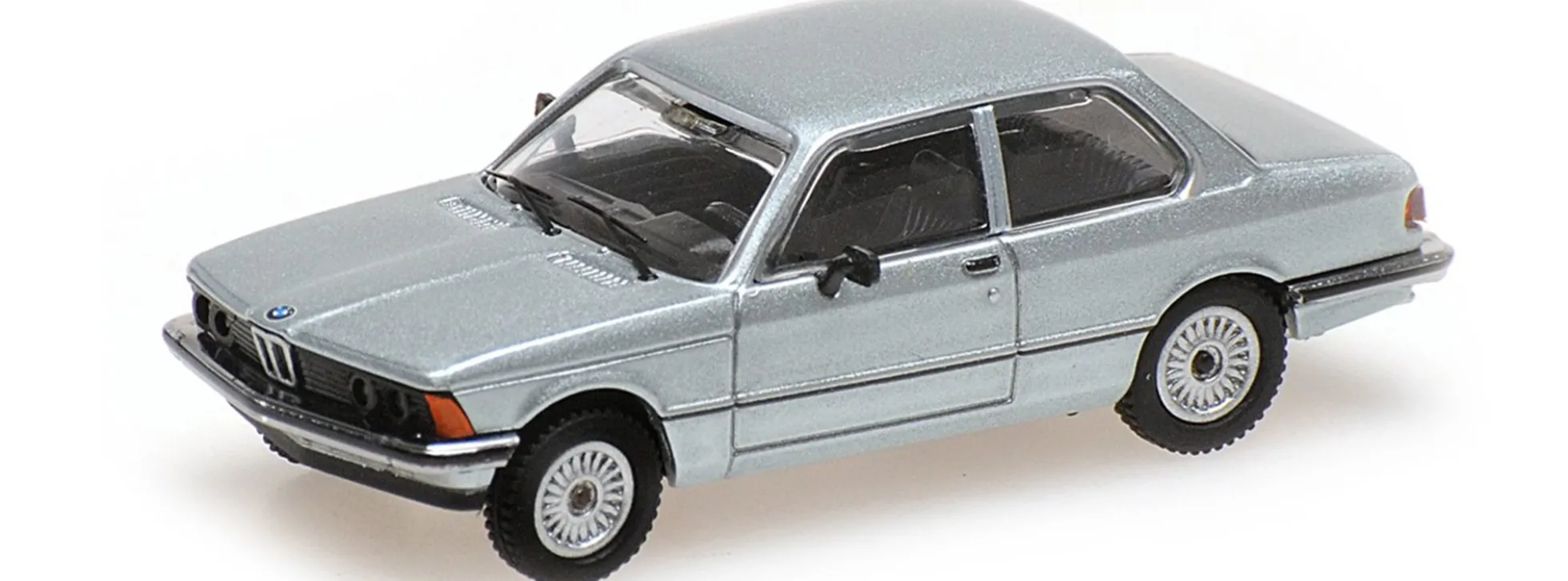 MINICHAMPS 870020000 BMW 323i E21 1975 lichtblaumetallic Automodell 1:87
