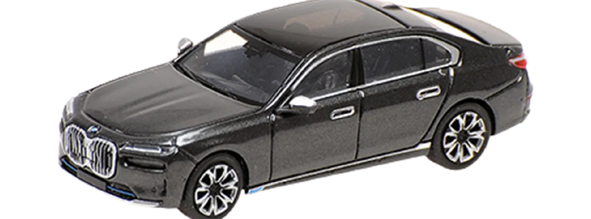 MINICHAMPS 870024500 BMW I7 G70 grau metallic | Modellauto 1:87