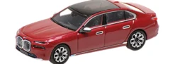 MINICHAMPS 870024504 BMW I7 G70 rot metallic | Modellauto 1:87