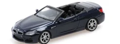 MINICHAMPS 870027330 BMW M6 Cabrio F12 blaumetallic 2015 Automodell 1:87