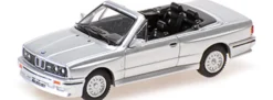 MINICHAMPS 870020232 BMW M3 E30 Cabrio 1988 silbermetallic Automodell 1:87
