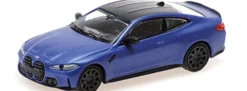 MINICHAMPS 870023024 BMW M4 G82 Coupe 2020 mattblau-metallic Automodell 1:87
