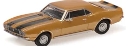 MINICHAMPS 870144022 Chevrolet Camaro 1967 goldmetallic Automodell 1:87