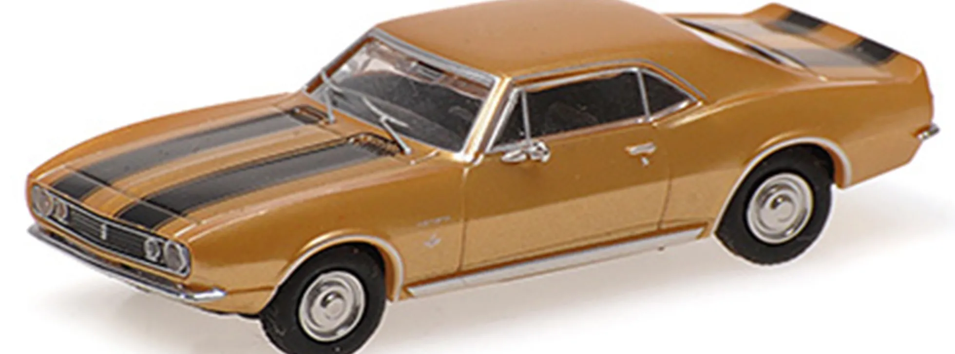 MINICHAMPS 870144022 Chevrolet Camaro 1967 goldmetallic Automodell 1:87