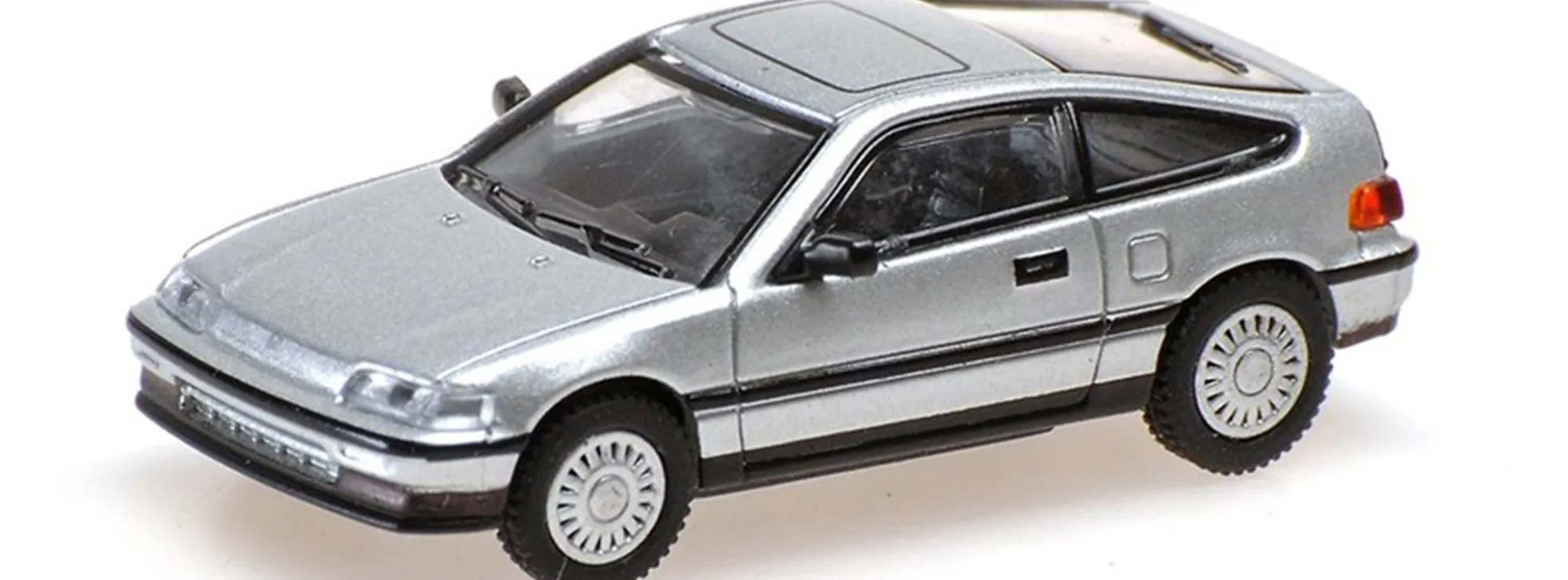 MINICHAMPS 870161021 Honda CRX 1987 silber Automodell 1:87