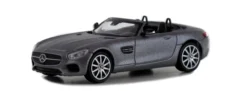 MINICHAMPS 870037130 Mercedes-AMG GT Roadster 2015 mattgrau-metallic Automodell Spur H