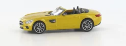 MINICHAMPS 870037132 Mercedes-AMG GTS Roadster 2015 gelbmetallic Automodell Spur H0