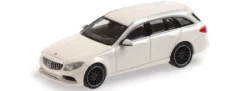 MINICHAMPS 870038112 Mercedes-Benz C63 AMG T-Modell 2019 weiss Automodell 1:87