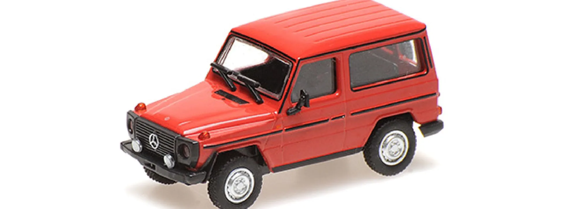 MINICHAMPS 870038060 Mercedes-Benz G-Klasse Short rot | Modellauto 1:87
