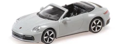 MINICHAMPS 870068330 Porsche 911 (992) Carrera 4S Cabrio 2019 grau Automodell 1:87