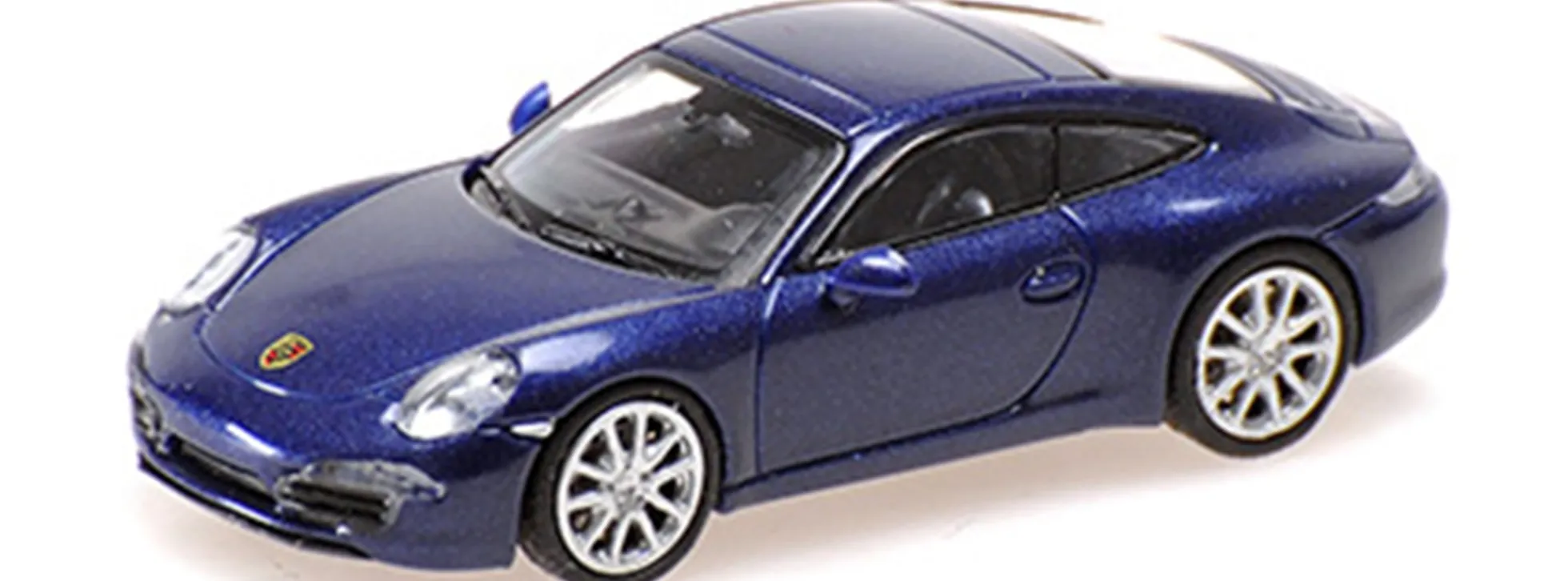MINICHAMPS 870068021 Porsche 911 Carrera S 991 2013 blaumetallic Automodell 1:87