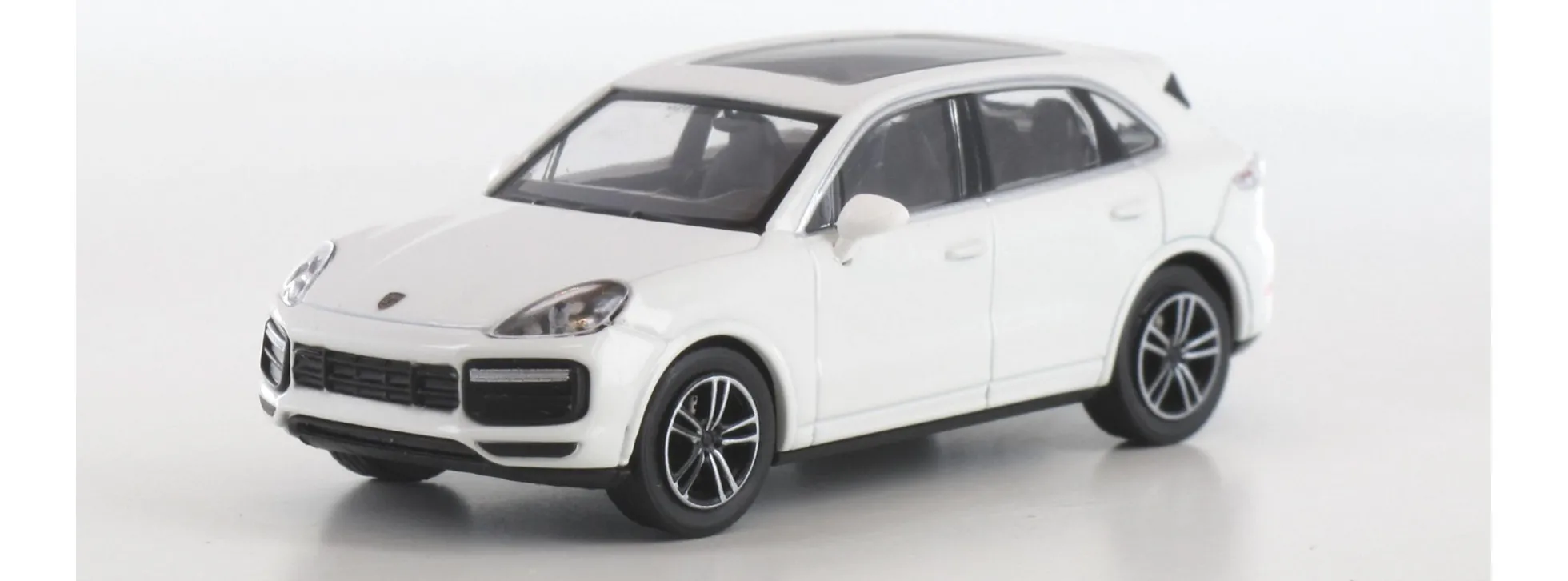 MINICHAMPS 870067204 Porsche Cayenne Turbo 2017 weiss Automodell 1:87