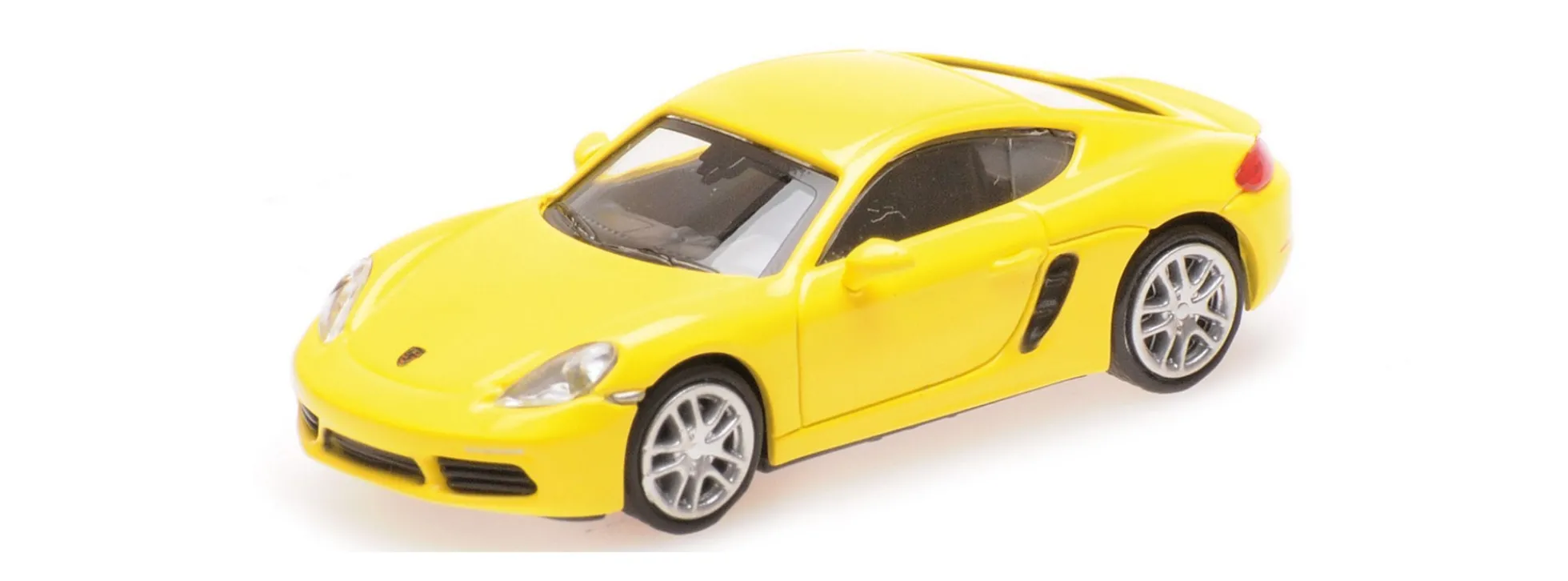 MINICHAMPS 870065224 Porsche 718 Cayman 2016 gelb Automodell 1:87