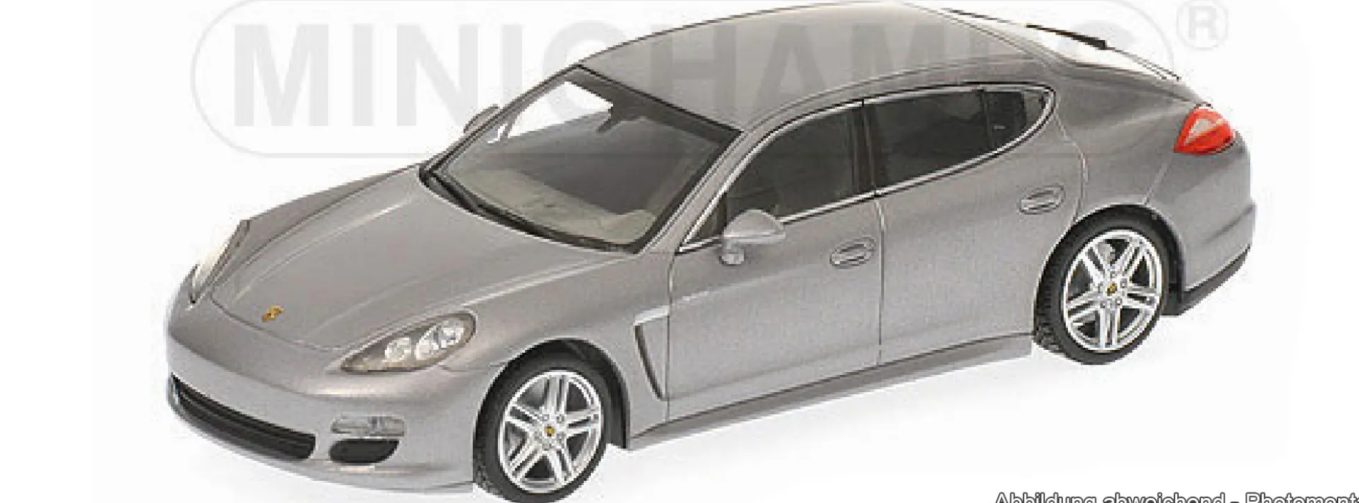 MINICHAMPS 400068250 Porsche Panamera S Hybrid silber metallic | Modellauto 1:43