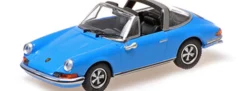 MINICHAMPS 870064562 Porsche 911 Targa 1972 blau Automodell 1:87