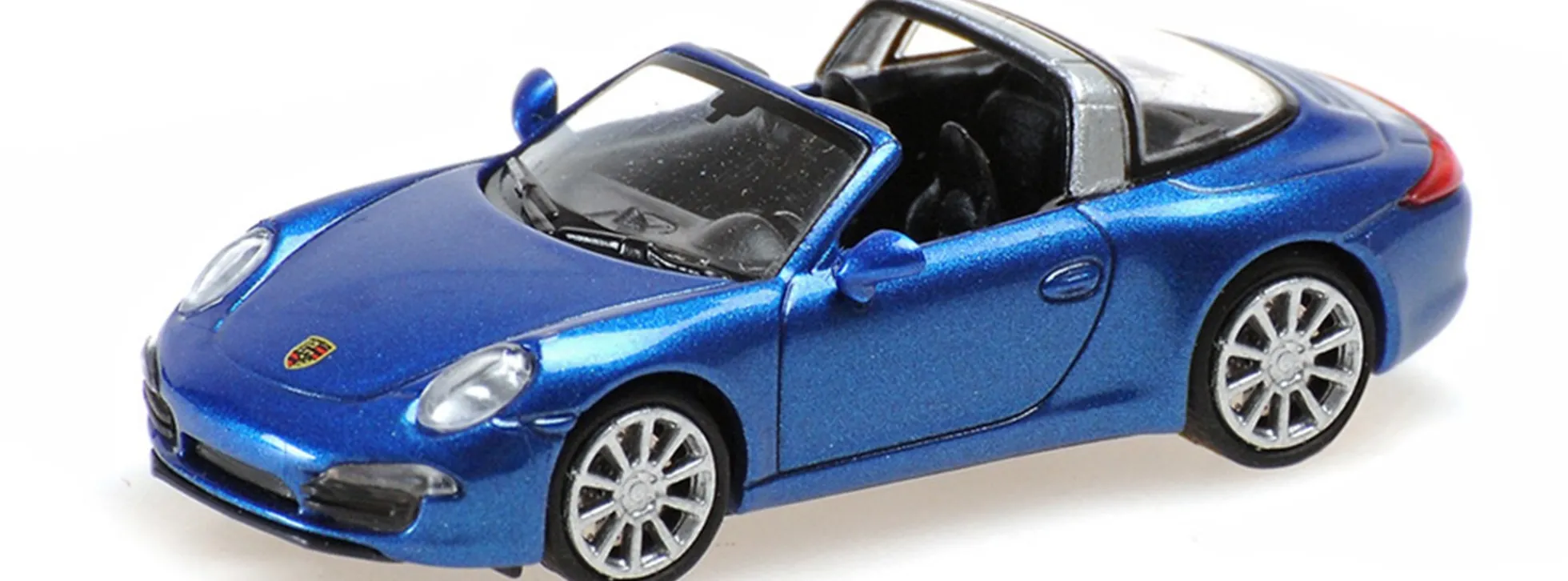 MINICHAMPS 870068042 Porsche 911 (991) Targa 4S 2014 blaumetallic Automodell 1:87