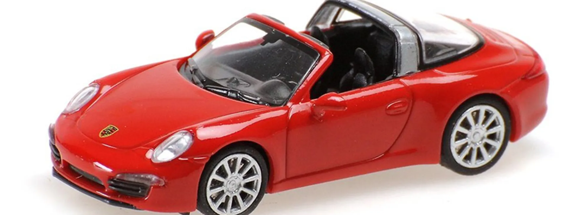 MINICHAMPS 870068041 Porsche 911 (991) Targa 4S 2014 rot Automodell 1:87