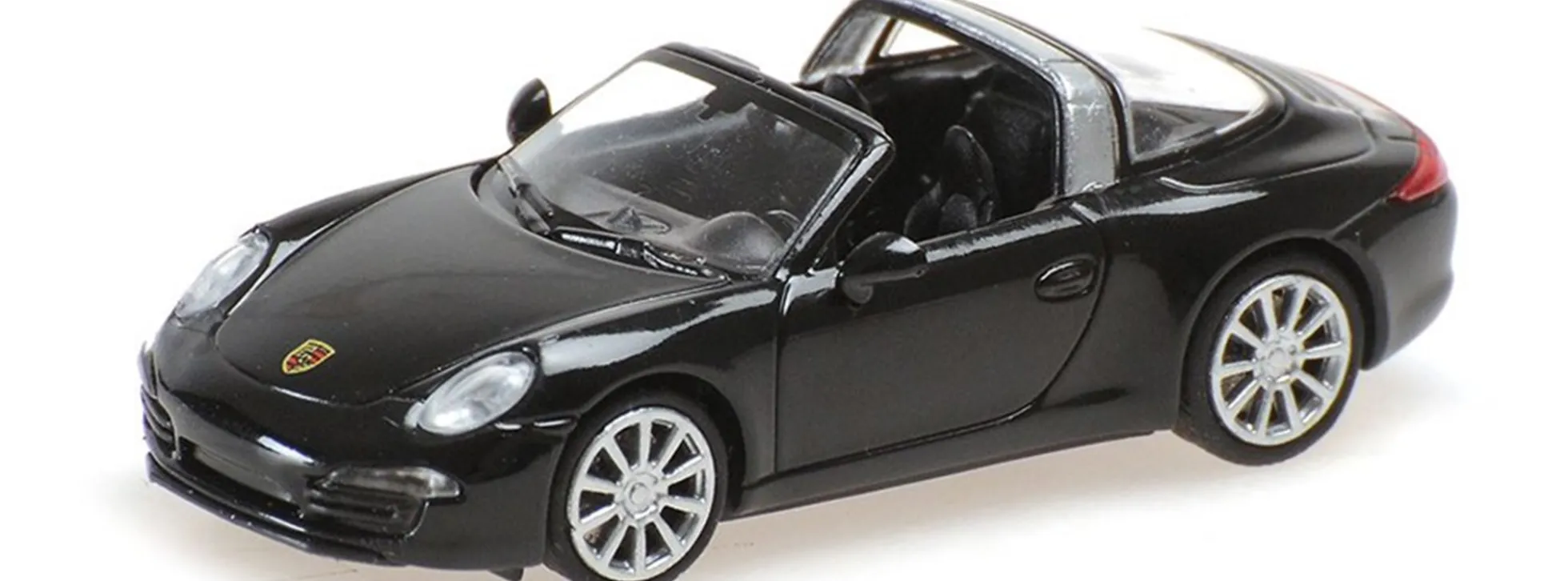 MINICHAMPS 870068044 Porsche 911 (991) Targa 4S 2014 schwarz Automodell 1:87