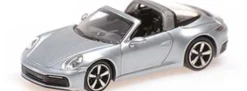 MINICHAMPS 870069062 Porsche 911 (992) Targa 4S 2020 silber Automodell 1:87