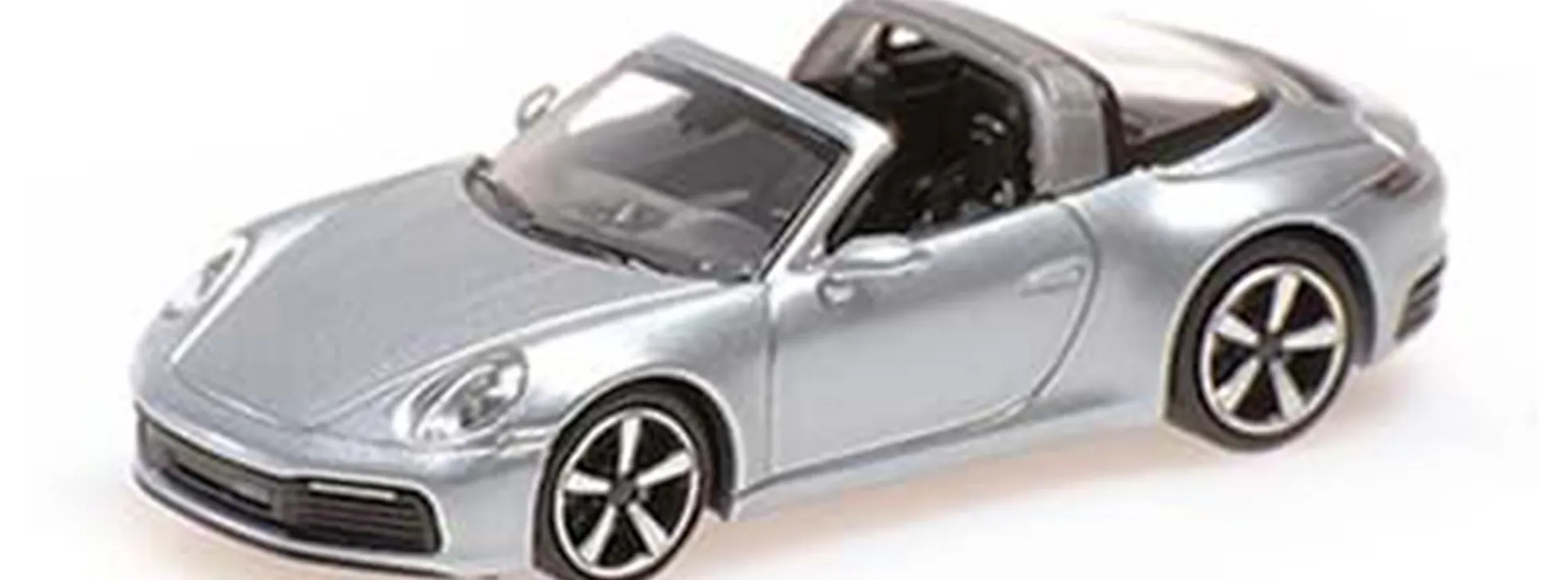 MINICHAMPS 870069062 Porsche 911 (992) Targa 4S 2020 silber Automodell 1:87
