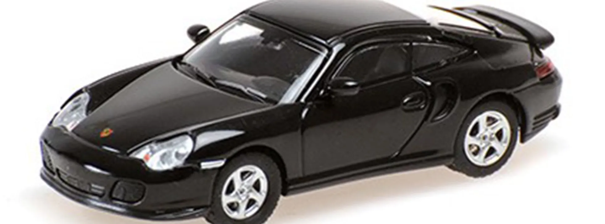 MINICHAMPS 870068174 Porsche 911 Turbo 996 2000 schwarz Automodell 1:87