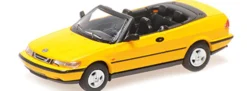 MINICHAMPS 870170131 Saab 900 Cabriolet 1995 gelb Automodell 1:87