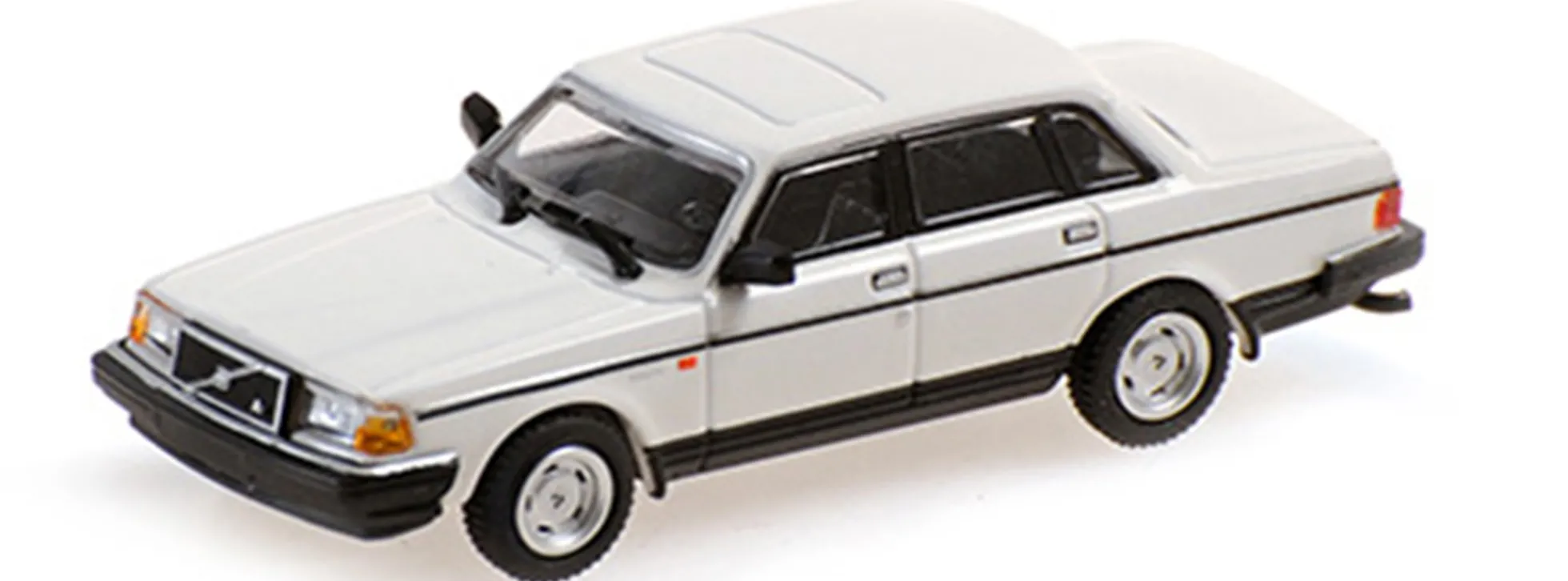 MINICHAMPS 870171401 Volvo 240GL Limousine 1986 weiss Automodell 1:87