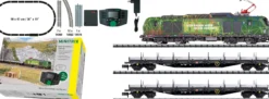 MINITRIX 11171 Digital-Startpackung BR 248 mit Güterzug BUG | DCC Sound | Spur N