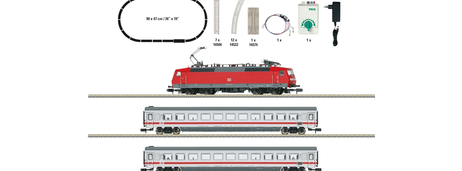 MINITRIX 11150 Startpackung BR 120 InterCity DB AG | analog | Spur N