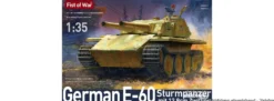 modelcollect UA35011 Deutscher E-60 Schwerer Panzer mit Zwillingsgeschütz | Panzer Bausatz 1:35