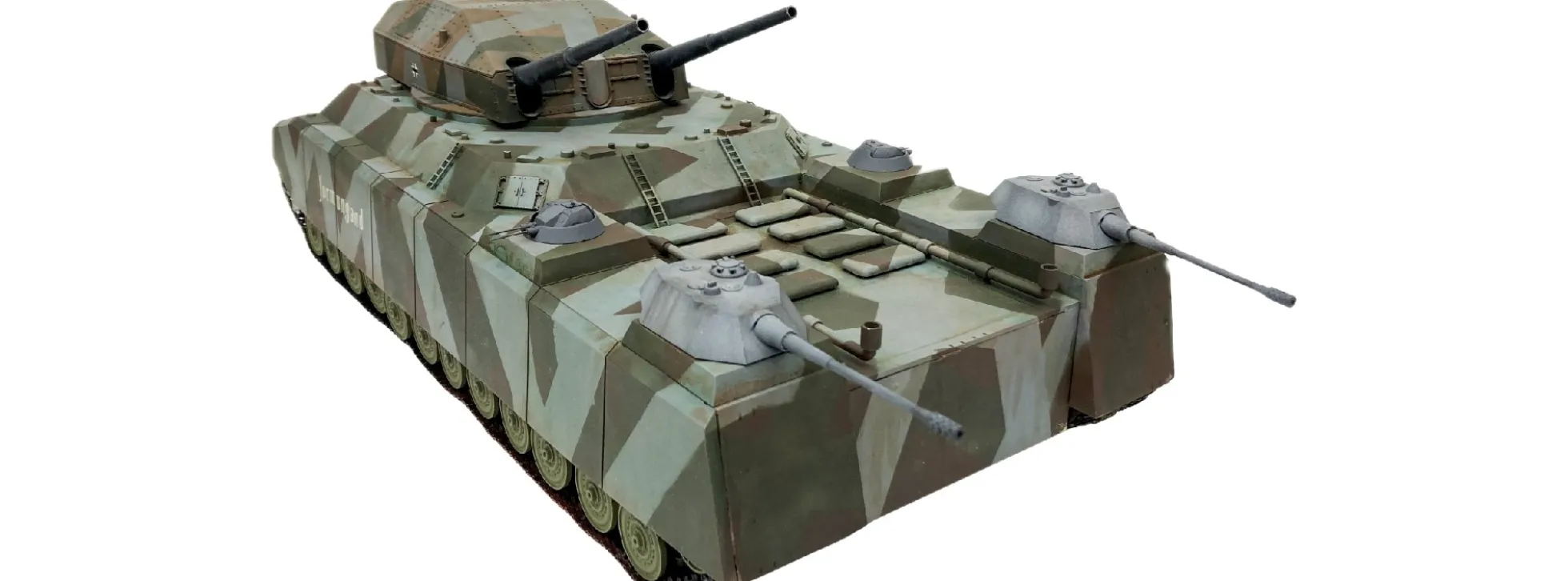 modelcollect UA72355 P.1000 Ratte Schwarnhorst 1944 | Militär Bausatz 1:72