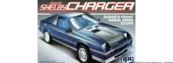 MPC 987 1986 Dodge Shelby Charger | Auto Bausatz 1:25