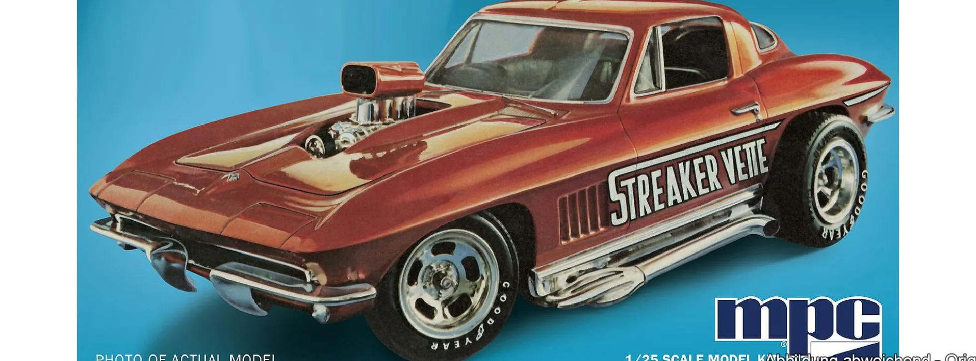 MPC 973 1967er Chevy Corvette Stingray | Auto Bausatz 1:25