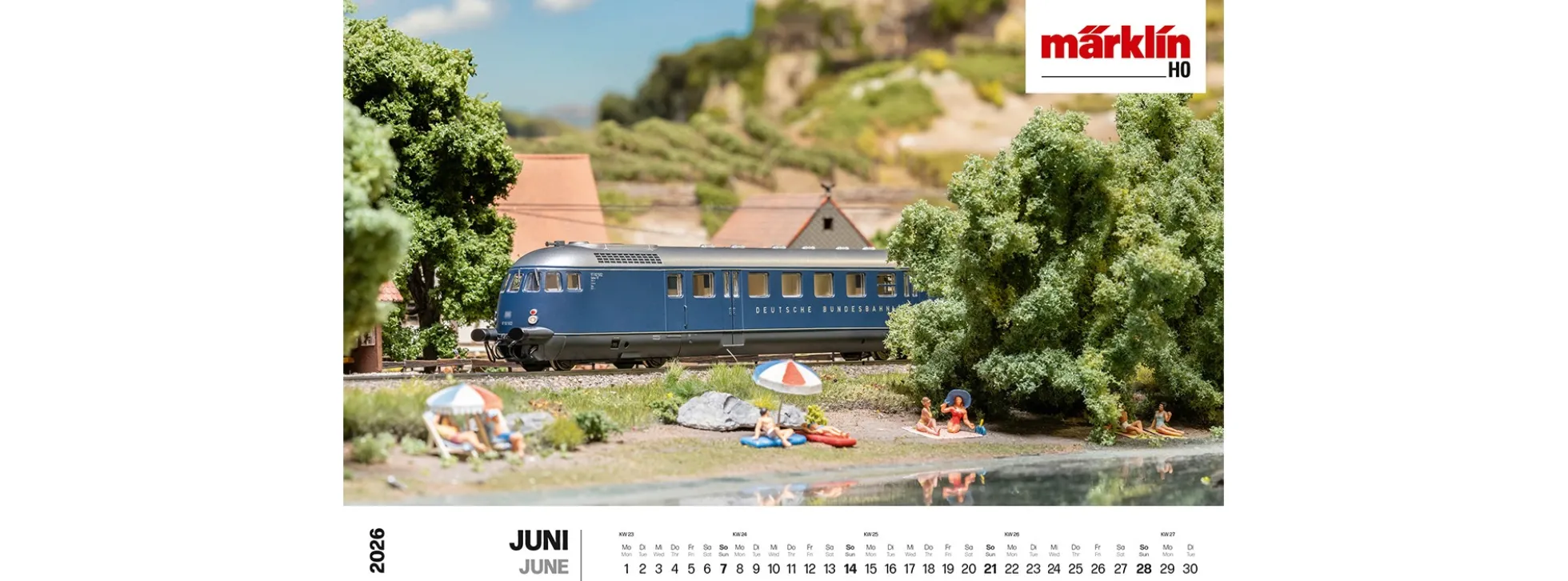 märklin 19726 Märklin-/Trix-Wandkalender 2026 | 49 x 34 cm