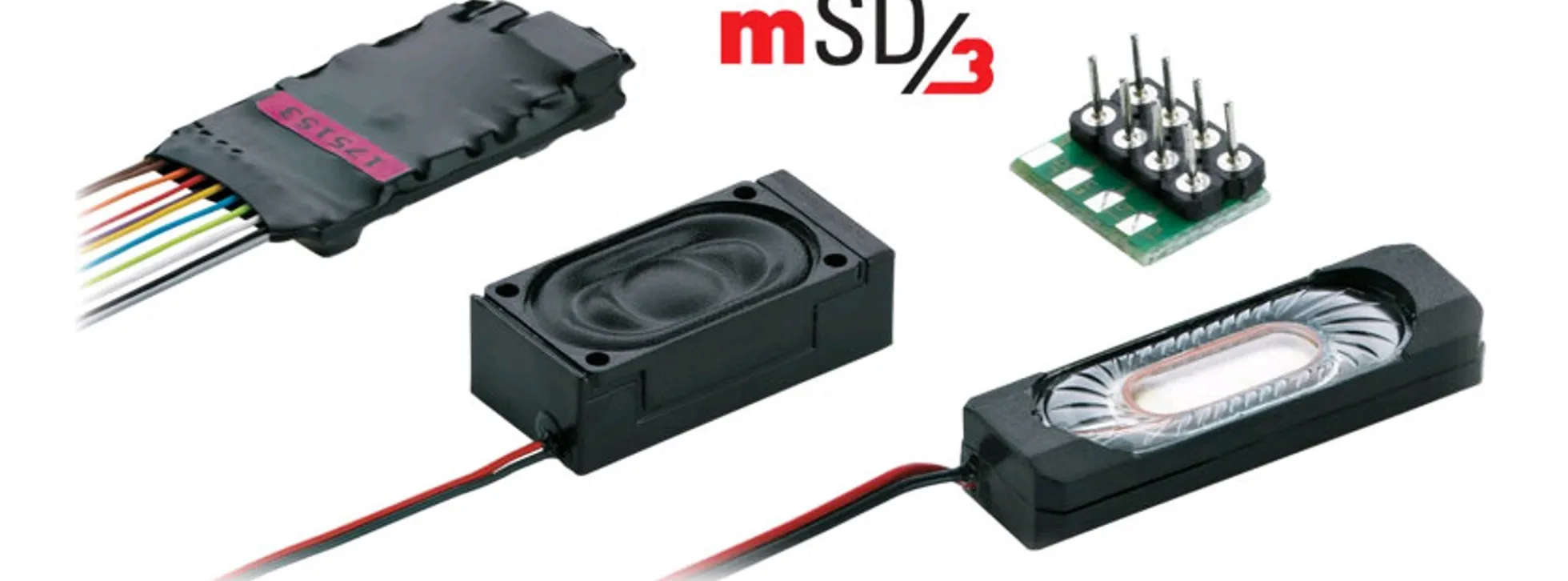 märklin 60985 mSD3 Sound-Decoder | 8-pol. | Dampflok-Sound | fx | mfx | DCC