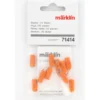 märklin 71414 Querlochstecker | 1,5 mm - neue Generation | Orange | 10 Stück